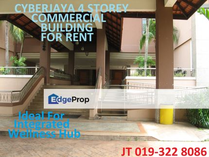 Cyberjaya 4 Storey Commercial Building For Rent - Ideal For Integrated Wellness Hub , Selangor, Cyberjaya