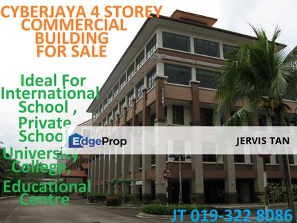 Cyberjaya 4 Storey Commercial Building For Sale - Ideal For  International School & Private School / University College / Educational Centre, Selangor, Cyberjaya