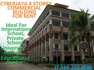 Cyberjaya 4 Storey Commercial Building For Rent - Ideal For ...