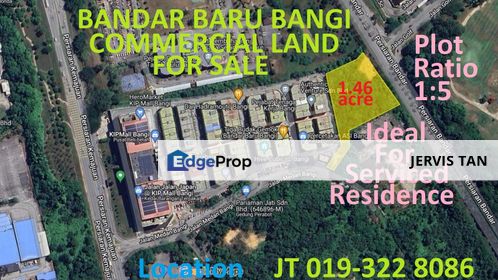 Bandar Baru Bangi Commercial Land 1.46 Acre For Sale - Ideal For Serviced Residence Development., Selangor, Bangi