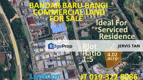 Bandar Baru Bangi Commercial Land 4.02 Acre For Sale - Ideal For Serviced Residence Development., Selangor, Bangi
