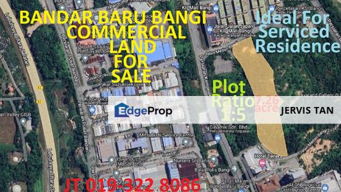 Bandar Baru Bangi Commercial Land 7.26 Acre For Sale - Ideal For Serviced Residence Development., Selangor, Bangi