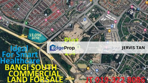 Bangi South Commercial Land 11.096 Acres For Sale -  Ideal For Smart Healthcare Development, Selangor, Bangi