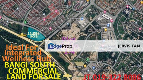 Bangi South Commercial Land 11.096 Acres For Sale - Ideal For Integrated Wellness Hub, Selangor, Bangi