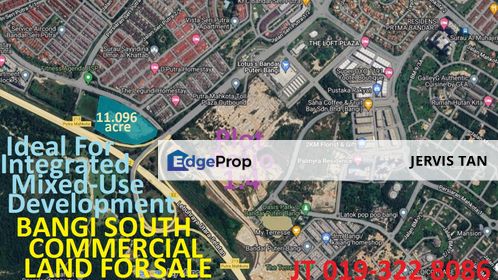 Bangi South Commercial Land 11.096 Acres For Sale - Ideal For Integrated Mixed-Use Development, Selangor, Bangi