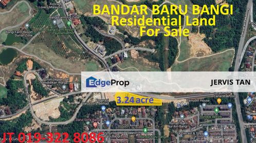 Bandar Baru Bangi Residential Land 3.24 Acre For Sale - Ideal For Residential Villas Development., Selangor, Bangi