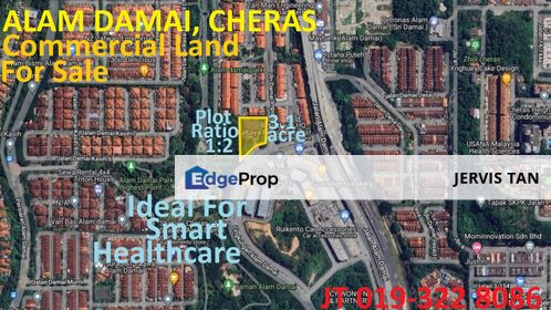 Alam Damai,Cheras Commercial Land For Sale - Ideal For Smart Healthcare Development, Kuala Lumpur, Cheras