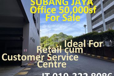 Subang Jaya Office/Retail 50,000sf @ Ground Floor For Sale - Ideal For Retail cum Customer Service Centre