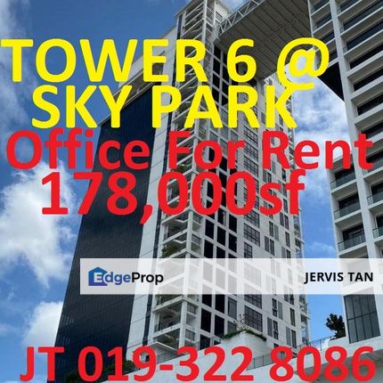 TOWER 6 @ SKY PARK Office 178,000sf For Rent, Selangor, Cyberjaya