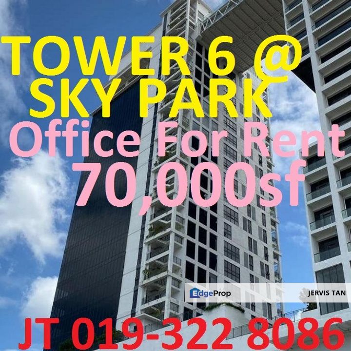 TOWER 6 @ SKY PARK Office 70,000sf For Rent, Selangor, Cyberjaya