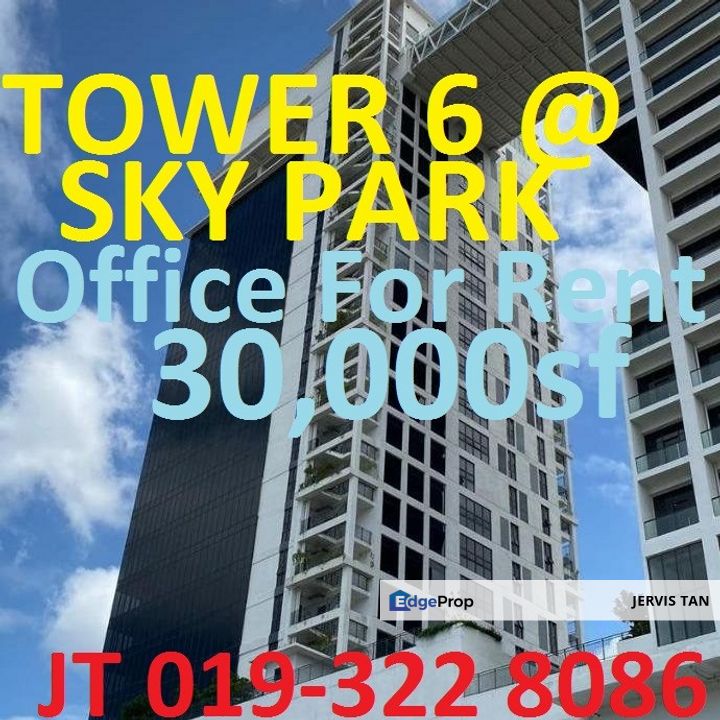 TOWER 6 @ SKY PARK Office 30,000sf For Rent, Selangor, Cyberjaya