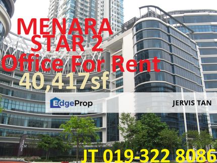 Menara Star 2, PJ Office BU40,417sf For Rent [Per Floor], Selangor, Petaling Jaya