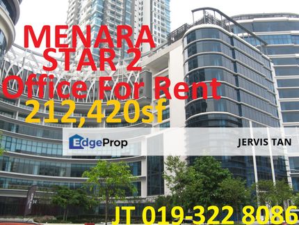 Menara Star 2, PJ Office 212,420sf For Rent , Selangor, Petaling Jaya