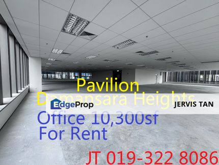 Pavilion Damansara Heights Bare Unit Office 10,300sf For Rent, Kuala Lumpur, Damansara Heights