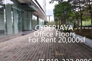 Cyberjaya Office BU20,000sf For Rent - Ideal For Corporate Office