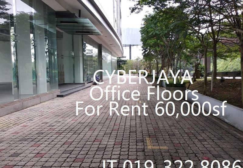 Cyberjaya Office BU60,000sf For Rent - Ideal For Corporate Office