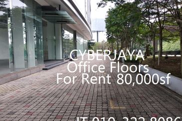 Cyberjaya Office BU80,000sf For Rent - Ideal For Corporate Office