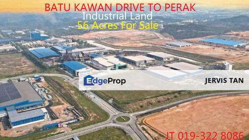 Batu Kawan Drive To Perak Industrial Land 56 Acres For Sale, Penang, Batu Kawan