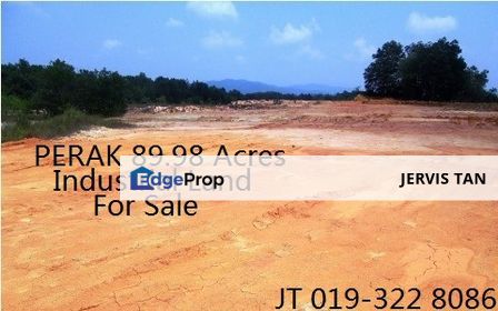 Perak Jalan Alor Pongsu Industrial Land 89.98 Acres For Sale, Perak, Bagan Serai