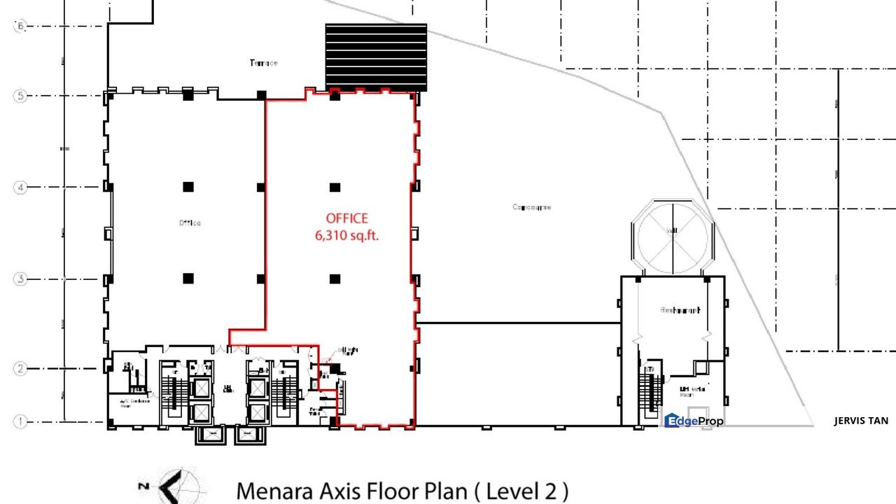 Menara Axis LRT-2min-Walk Lower Floor BU17,815sf For Rent , Selangor, Petaling Jaya