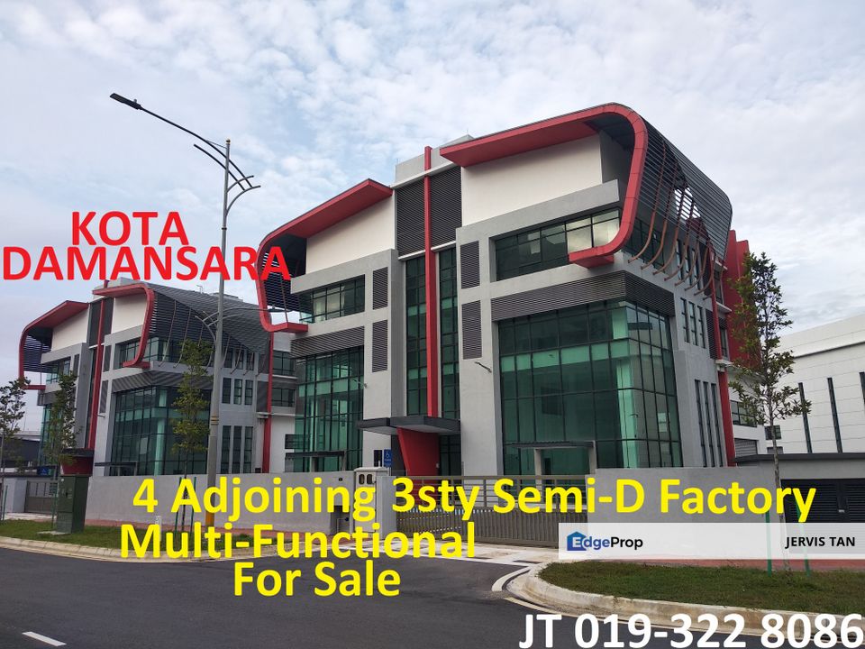 Kota Damansara 4 Adjoining MultiFunctional 3 Storey SemiDetached Factory For Sale for Sale