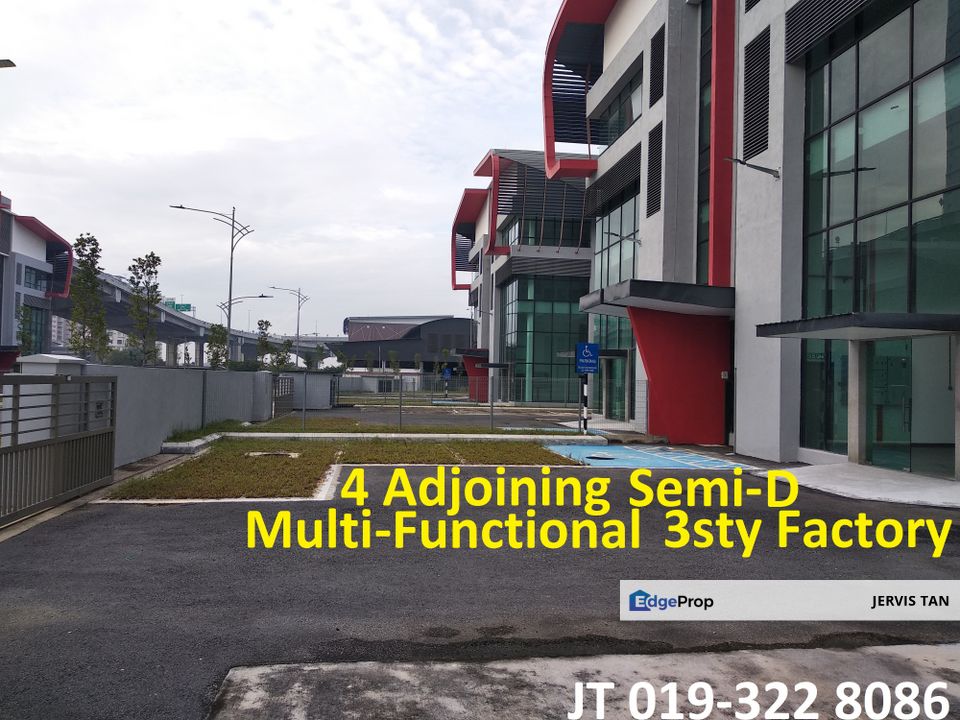 Kota Damansara,PJ 4 Adjoining MultiFunctional 3 Storey SemiDetached Factory For Sale for Sale