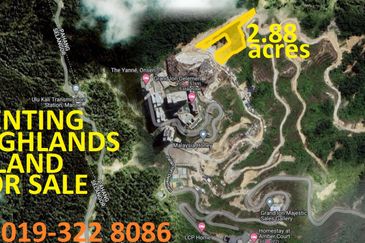 Genting Highlands Residential Land 2.88 Acres For Sale -  Ideal For Hill-Villa Homestay Development