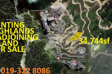 Genting Highlands 3 Adjoining Residential Land 11,795sf+11,605sf+11,344sf For Sale - Ideal For Hill-Villa Homestay Development