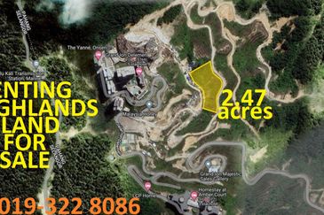 Genting Highlands Residential Land 2.47 Acres For Sale - Ideal For Hill-Villa Homestay Development