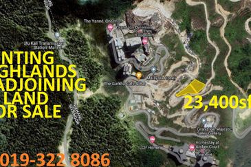Genting Highlands 2 Adjoining Residential Land 11,795sf+11,605sf For Sale - Ideal For Hill-Villa Homestay Development