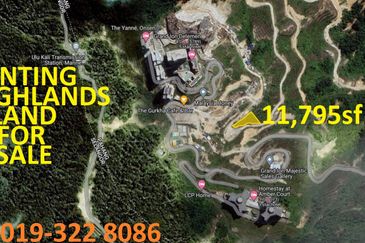 Genting Highlands Residential Land 11,795sf For Sale - Ideal For Hill-Villa Homestay Development