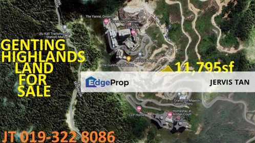 Genting Highlands Residential Land 11,795sf For Sale - Ideal For Hill-Villa Homestay Development, Pahang, Genting Highlands