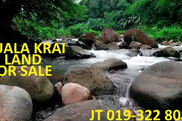Kuala Krai Agricultural Land For Sale - Ideal For Riverside Resort Home-Stay / Organic Farm Resort 