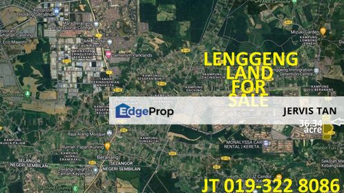 Lenggeng Agricultural Land 36.34 Acres For Sale, Negeri Sembilan, Lenggeng