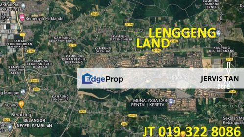 Lenggeng Agricultural Land 5.7 Acres For Sale, Negeri Sembilan, Lenggeng