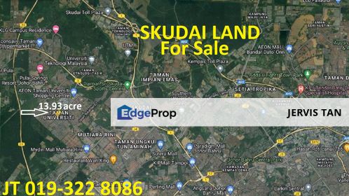 Skudai Commercial Land For Sale - Ideal For Commercial Mixed Development /  Integrated Retirement Village Medical-Rehab-Wellness Centre, Johor, Skudai