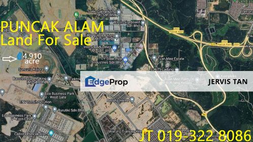 Puncak Alam Industrial Land 4.910 Acre For Sale, Selangor, Bandar Puncak Alam