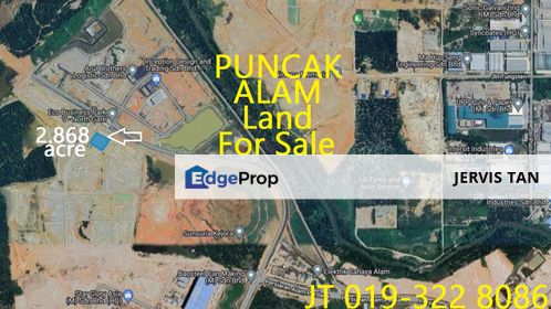 Puncak Alam Industrial Land 2.868 Acre For Sale, Selangor, Bandar Puncak Alam