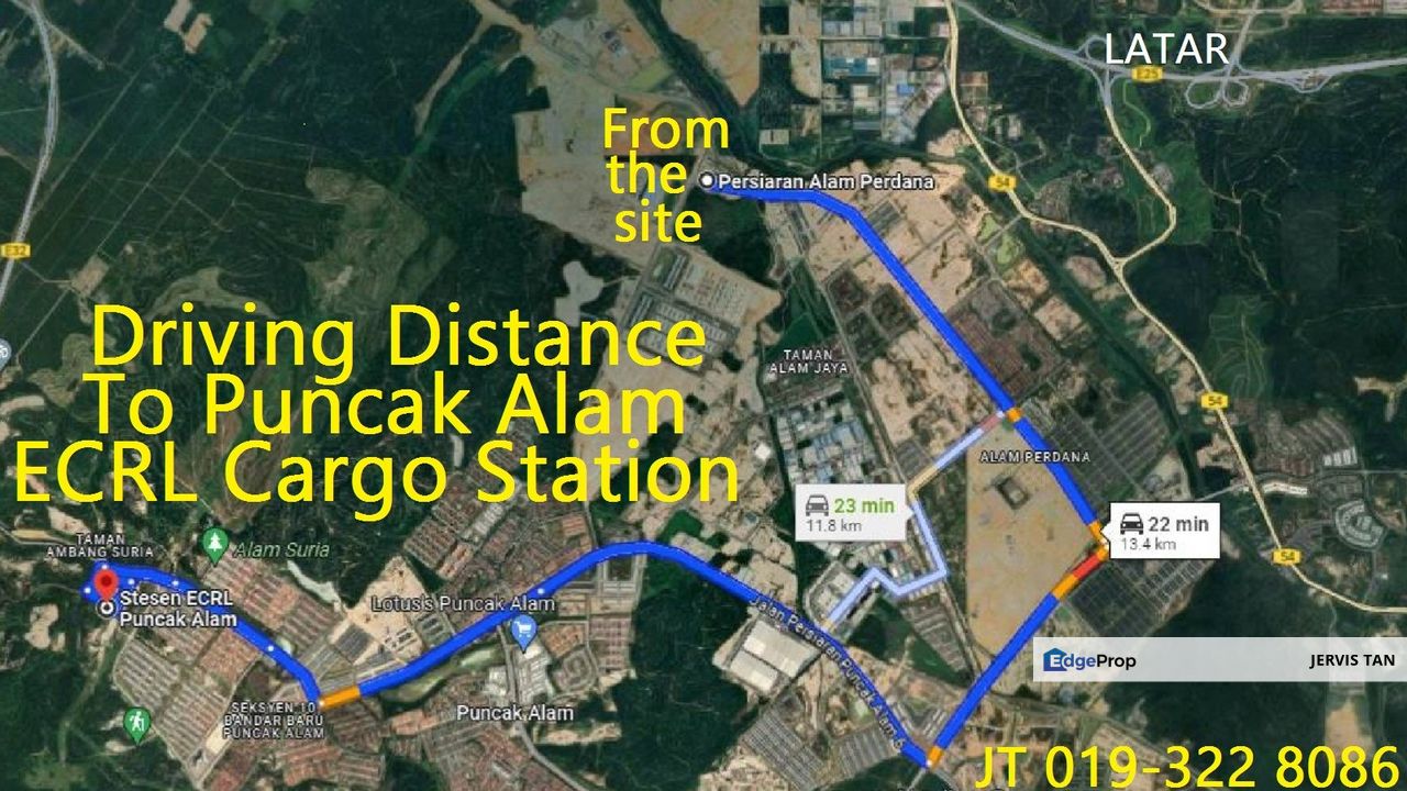 Puncak Alam Industrial Land 1.596 Acre For Sale, Selangor, Bandar Puncak Alam