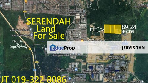 Serendah 3 Adjoining COD Industrial Land 89.24 Acre For Sale, Selangor, Serendah