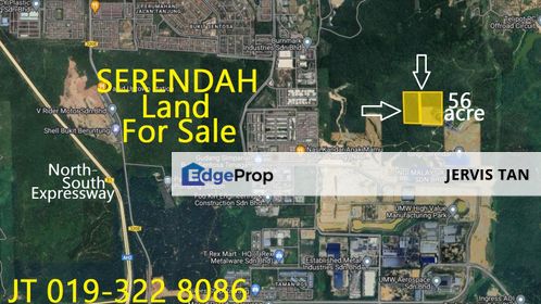 Serendah 2 Adjoining COD Industrial Land 56 Acre For Sale, Selangor, Serendah