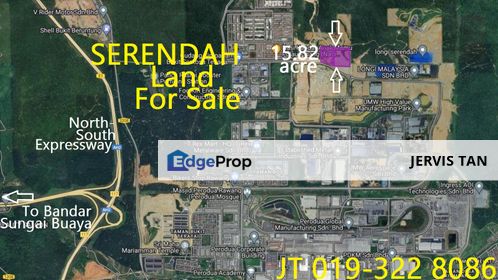 Serendah 2 Adjoining COD Industrial Land 15.82 Acre For Sale, Selangor, Serendah