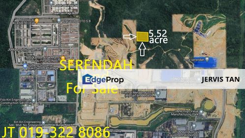 Serendah COD Industrial Land 5.52 Acre For Sale, Selangor, Serendah