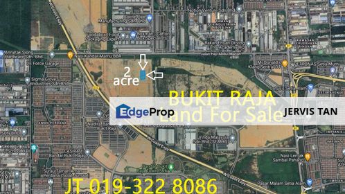 Bukit Raja Industrial Land 2 Acre For Sale, Selangor, Bandar Bukit Raja