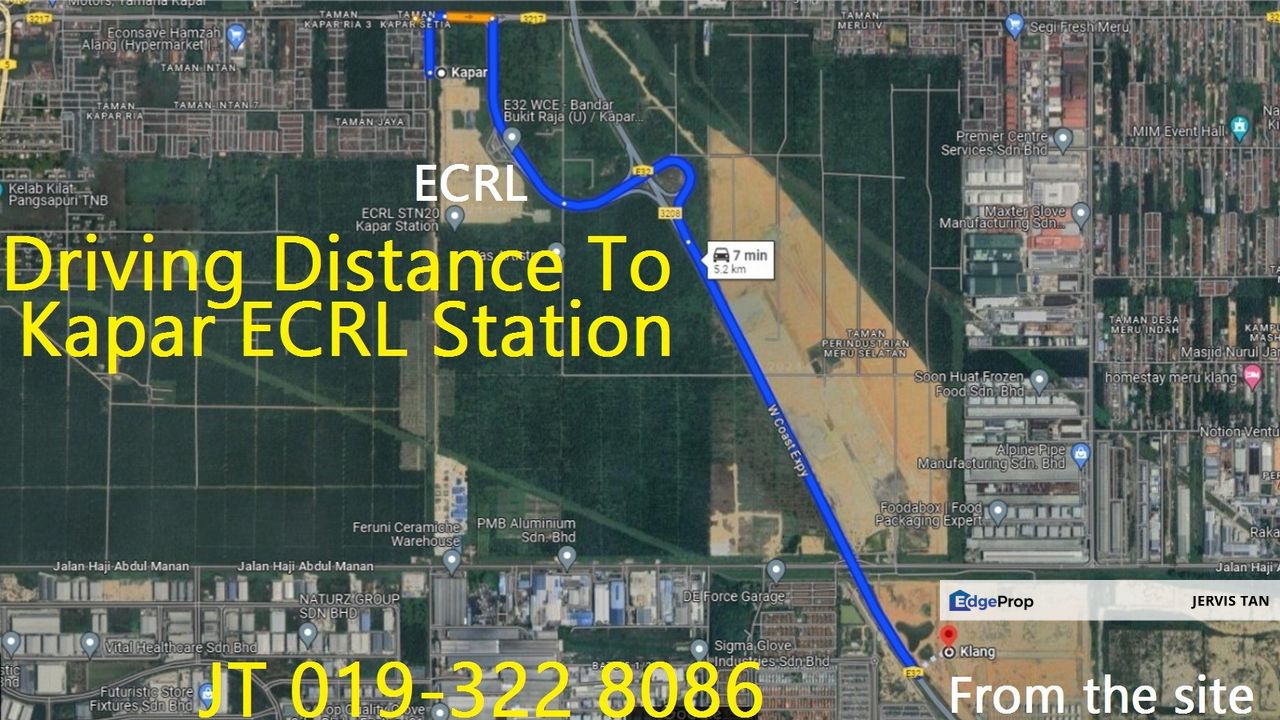 Bukit Raja Industrial Land 7.45 Acre For Sale, Selangor, Bandar Bukit Raja