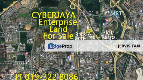 Cyberjaya Enterprise Land 3.43 Acre For Sale - Ideal For Commercial Mixed Property Development, Selangor, Cyberjaya