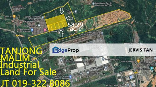 Tanjong Malim 10 Adjoining Industrial Land For Sale, Perak, Tanjung Malim