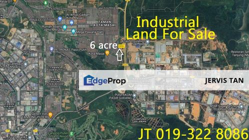 Tanjung Langsat Industrial Land 6 Acre For Sale, Johor, Pasir Gudang