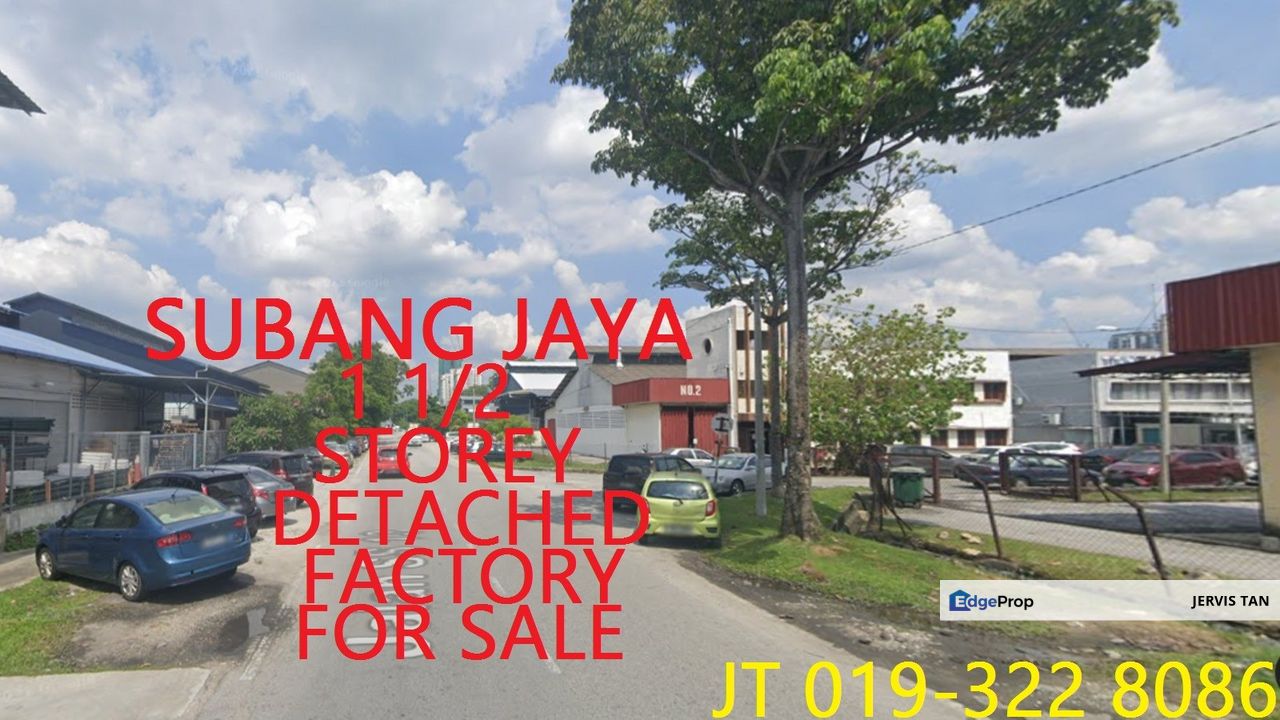 Subang Jaya 1 1/2-Storey Detached Factory For Sale, Selangor, Subang Jaya