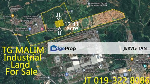 Tanjong Malim 2 Adjoining Industrial Land [Medium & Hi-tech] 12.41 Acre For Sale, Perak, Tanjung Malim